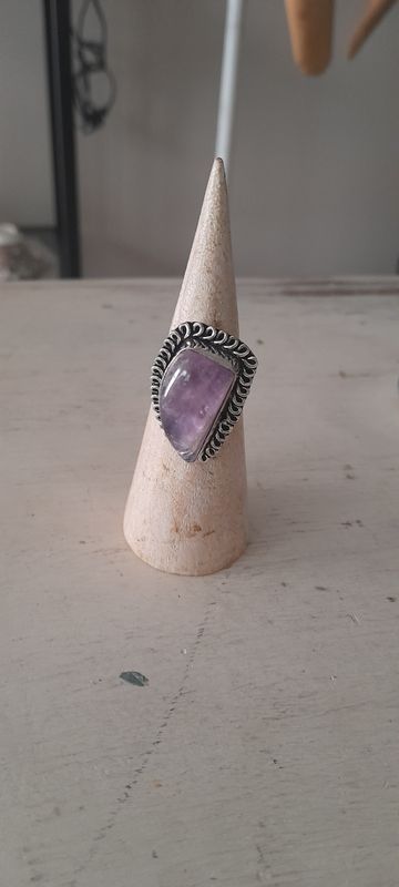 Anillo Ergami Amatista