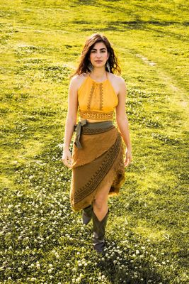Falda Pocahontas Marrón 
