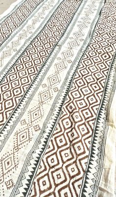 Plaid Salapp Block Print