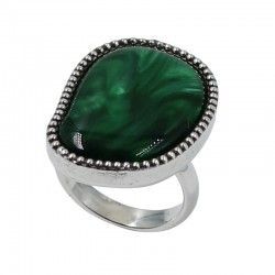 ANILLO DISEÑO CON CRISTAL NACARADO