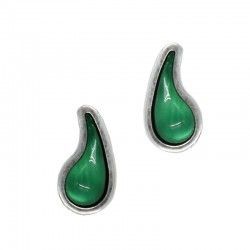 PENDIENTES GOTA CON CRISTAL NACARADO