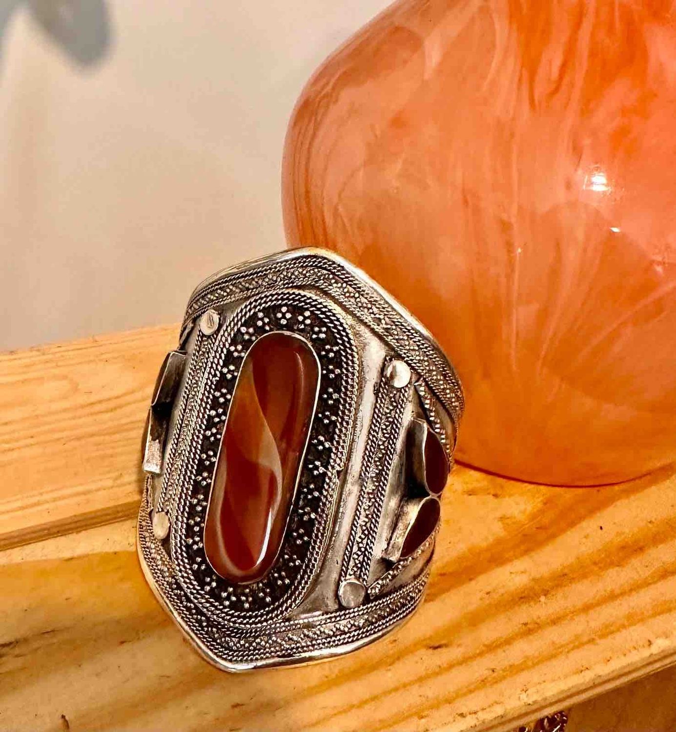 Brazalete plata afgana