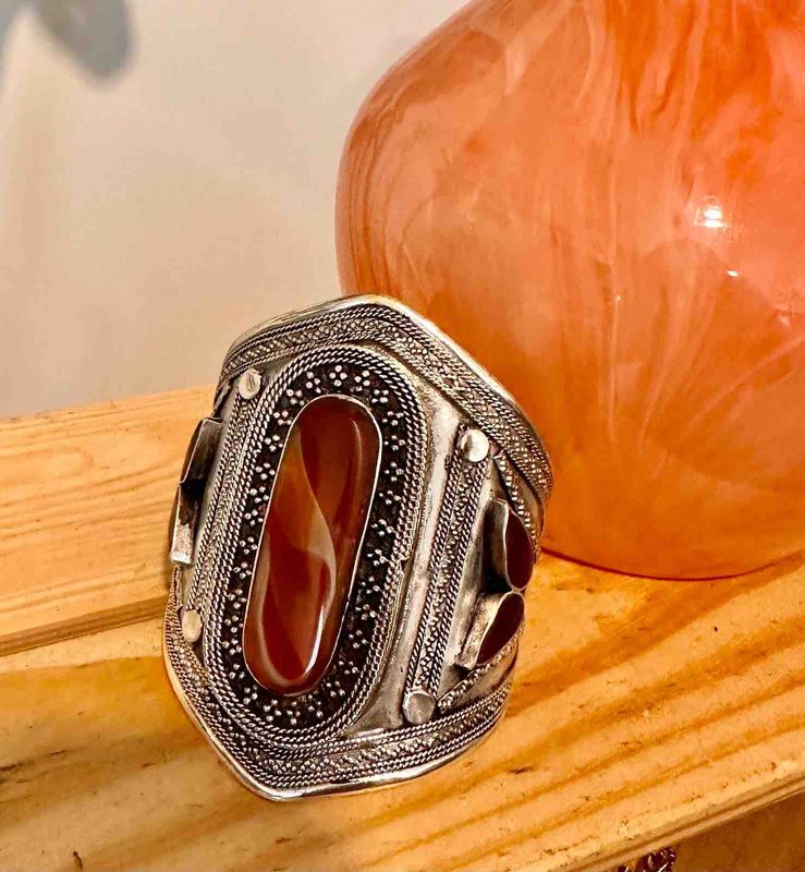 Brazalete plata afgana