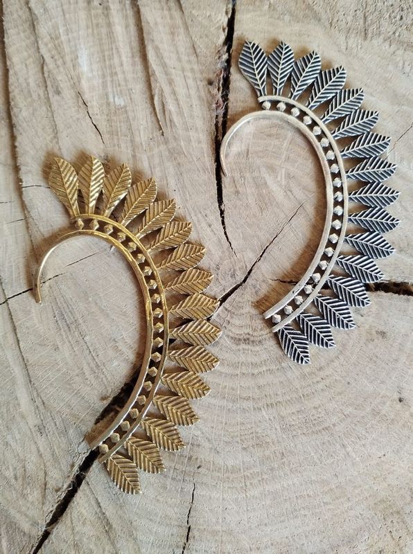 Earcuff mini plumas