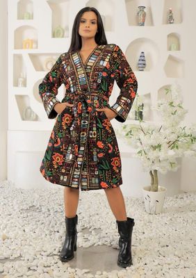 Abrigo Kimono Boho espejos