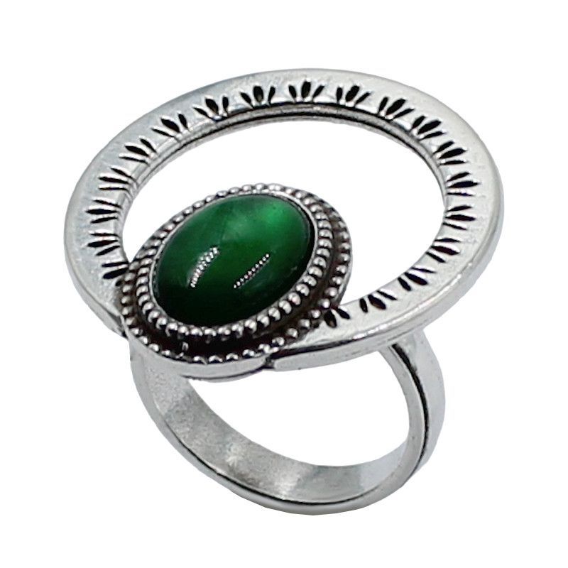 Anillo redondo cristal
