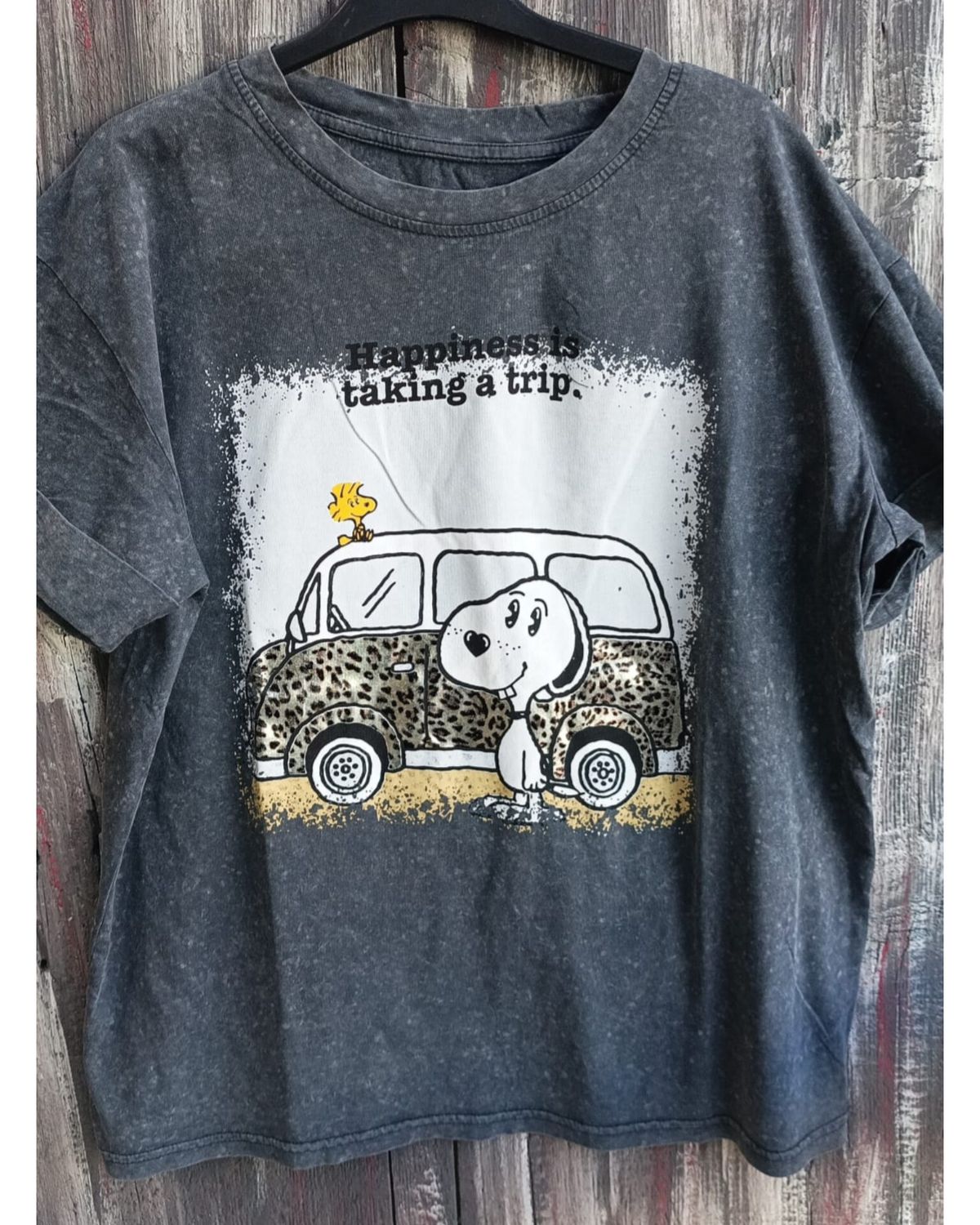 Camiseta Snoopy autobús 