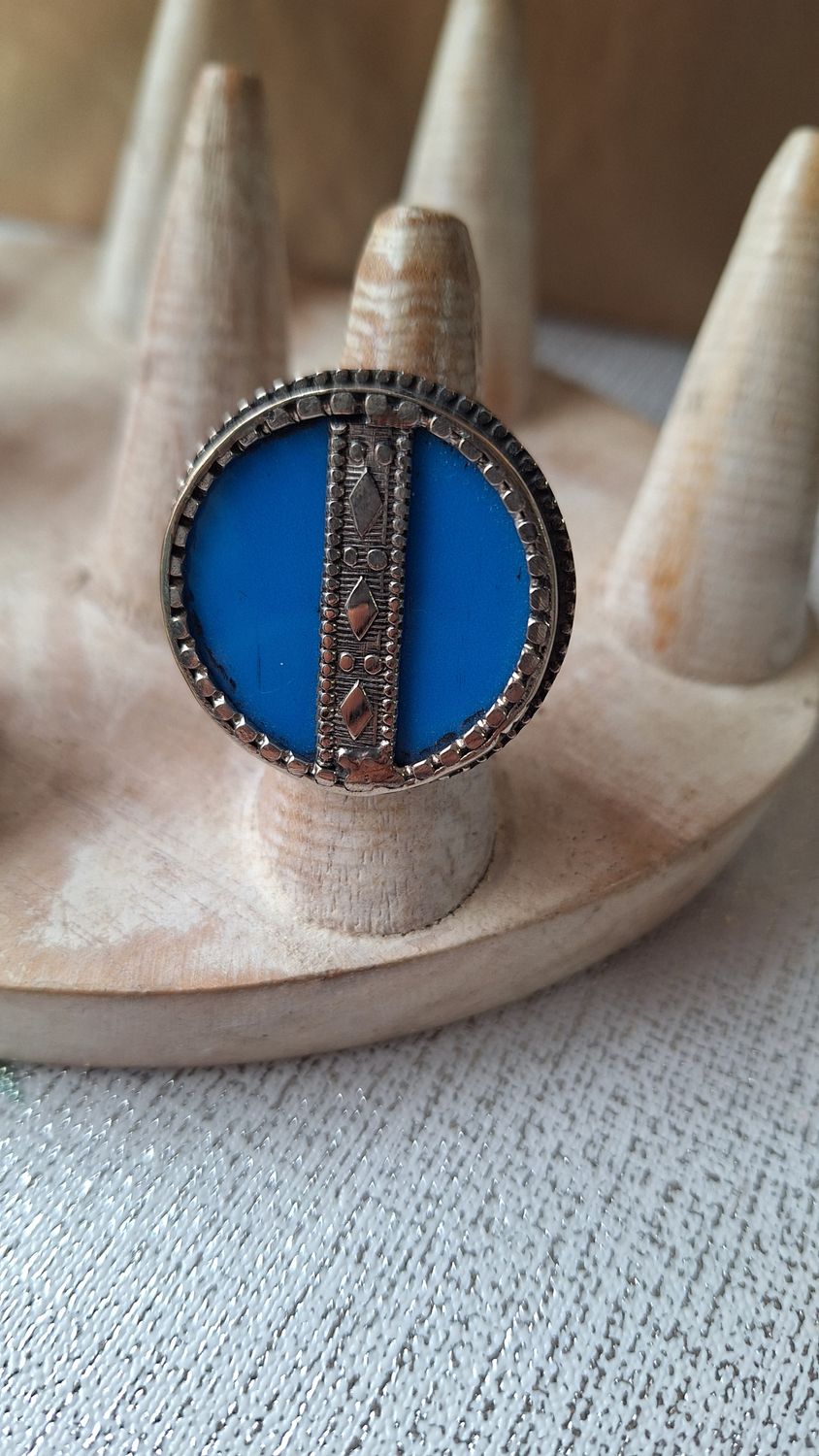 Anillo Afgano turquesa