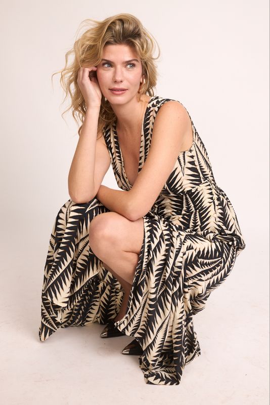 Vestido Estampado Tribal