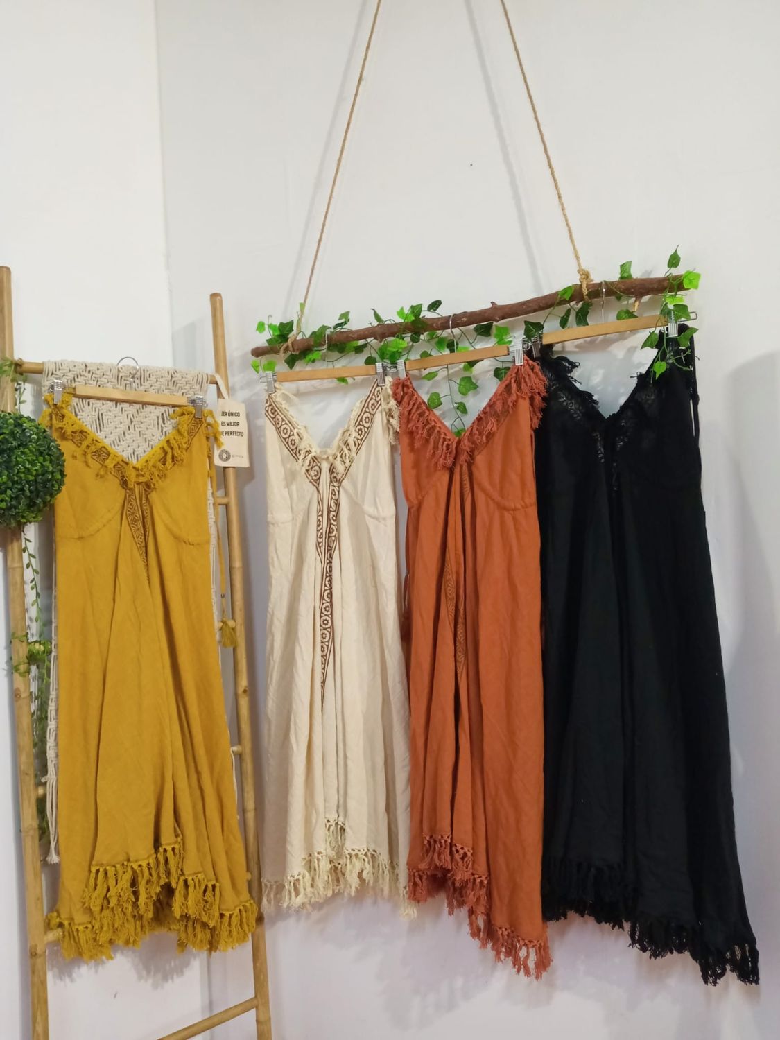 Vestido Raik flecos