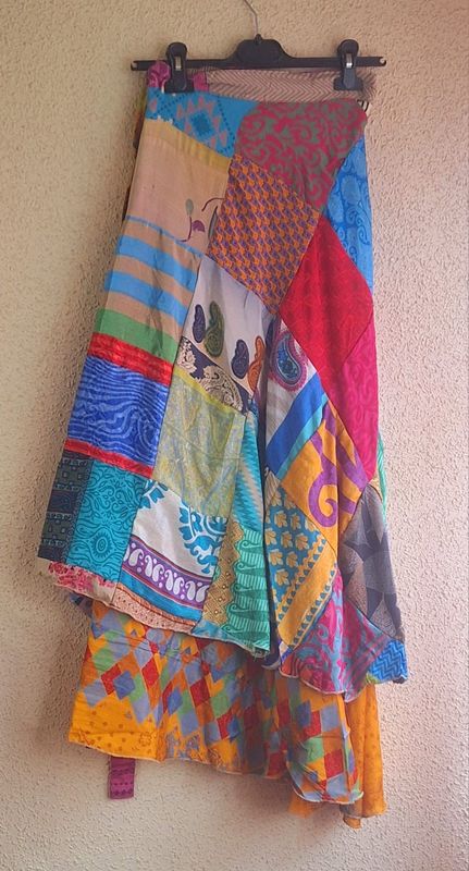 Falda magic patchwork sare