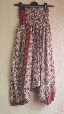 Pantalón afgano tierra