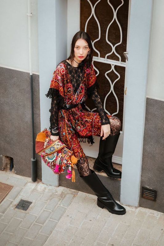 Kimono Uma Embrodery