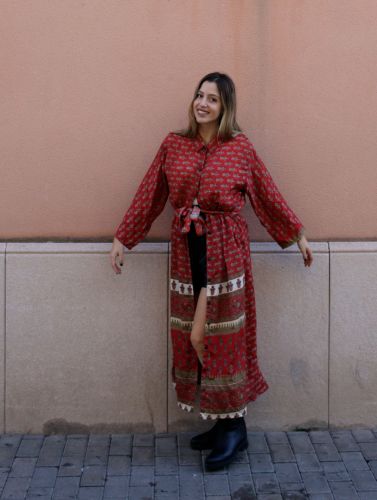 Vestido Camisero Saree largo Vestido Camisero Saree largo