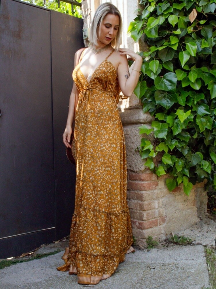 Vestido Palvo Saree