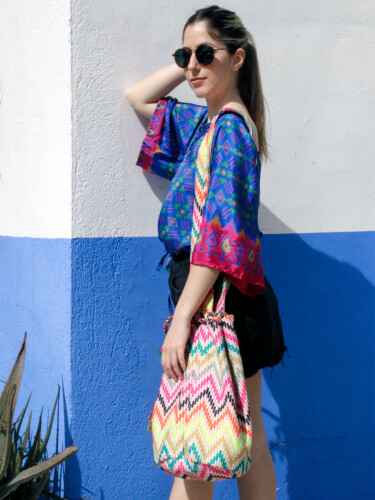 Blusa con cremallera Saree