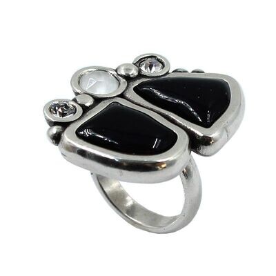 ANILLO DISEÑO CON CRISTAL DE COLORES ANILLO DISEÑO CON CRISTAL DE COLORES