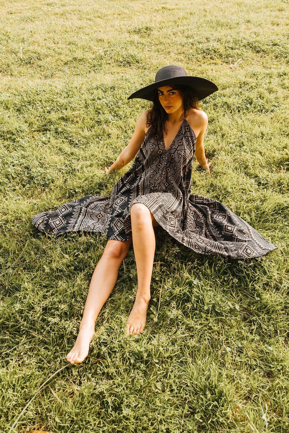 Vestido kerha Block Print full