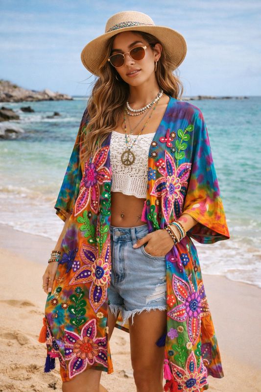 Kaftan Tiedye Kaftan Tiedye