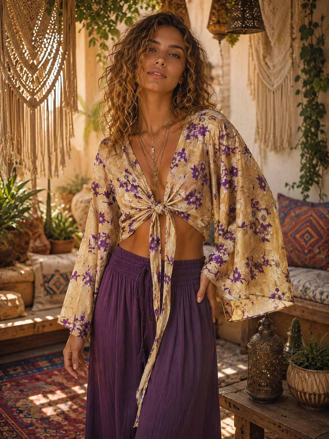 Loop Saree Flores Loop Saree Flores