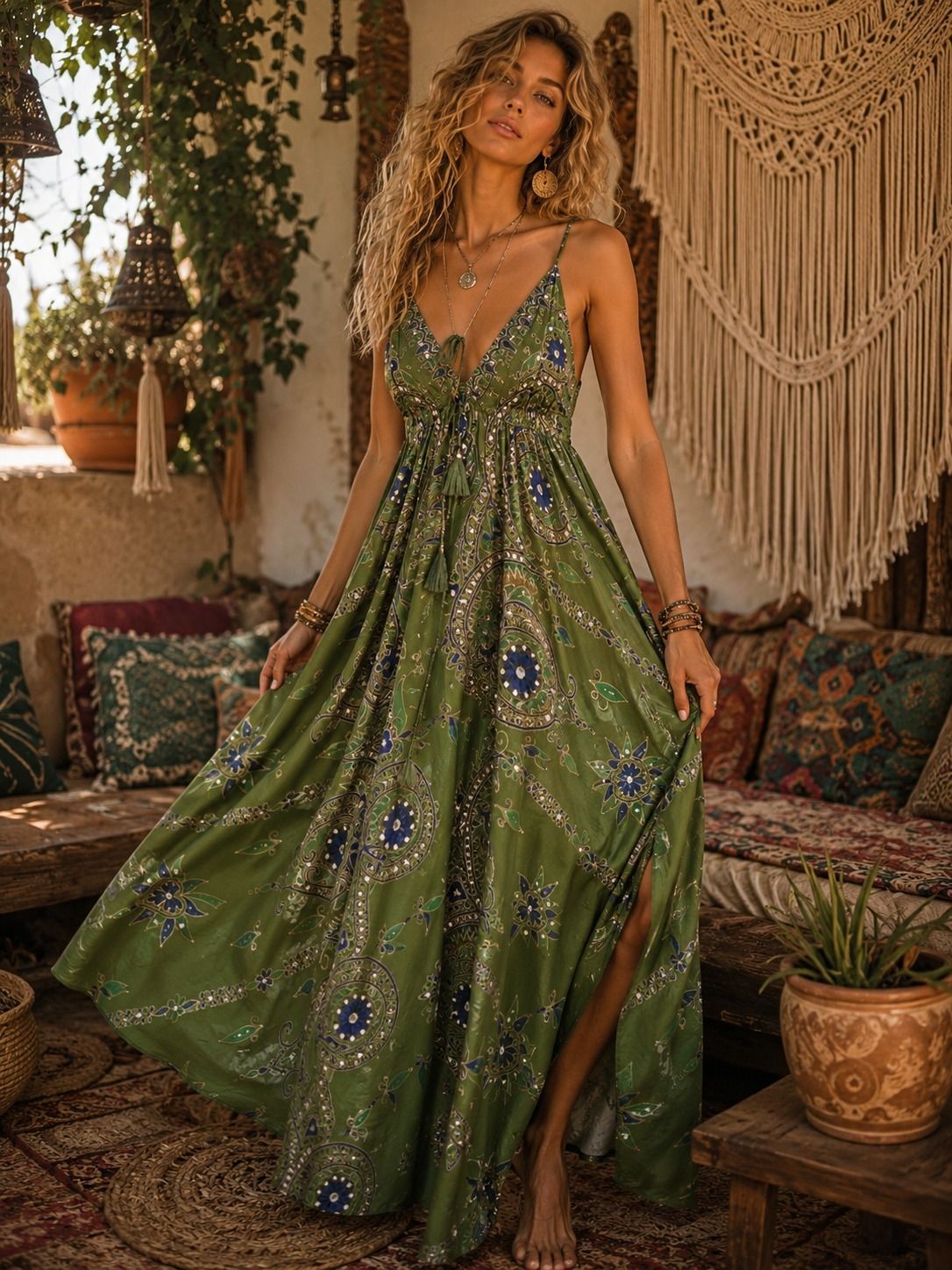 Vestido Sittara Verde