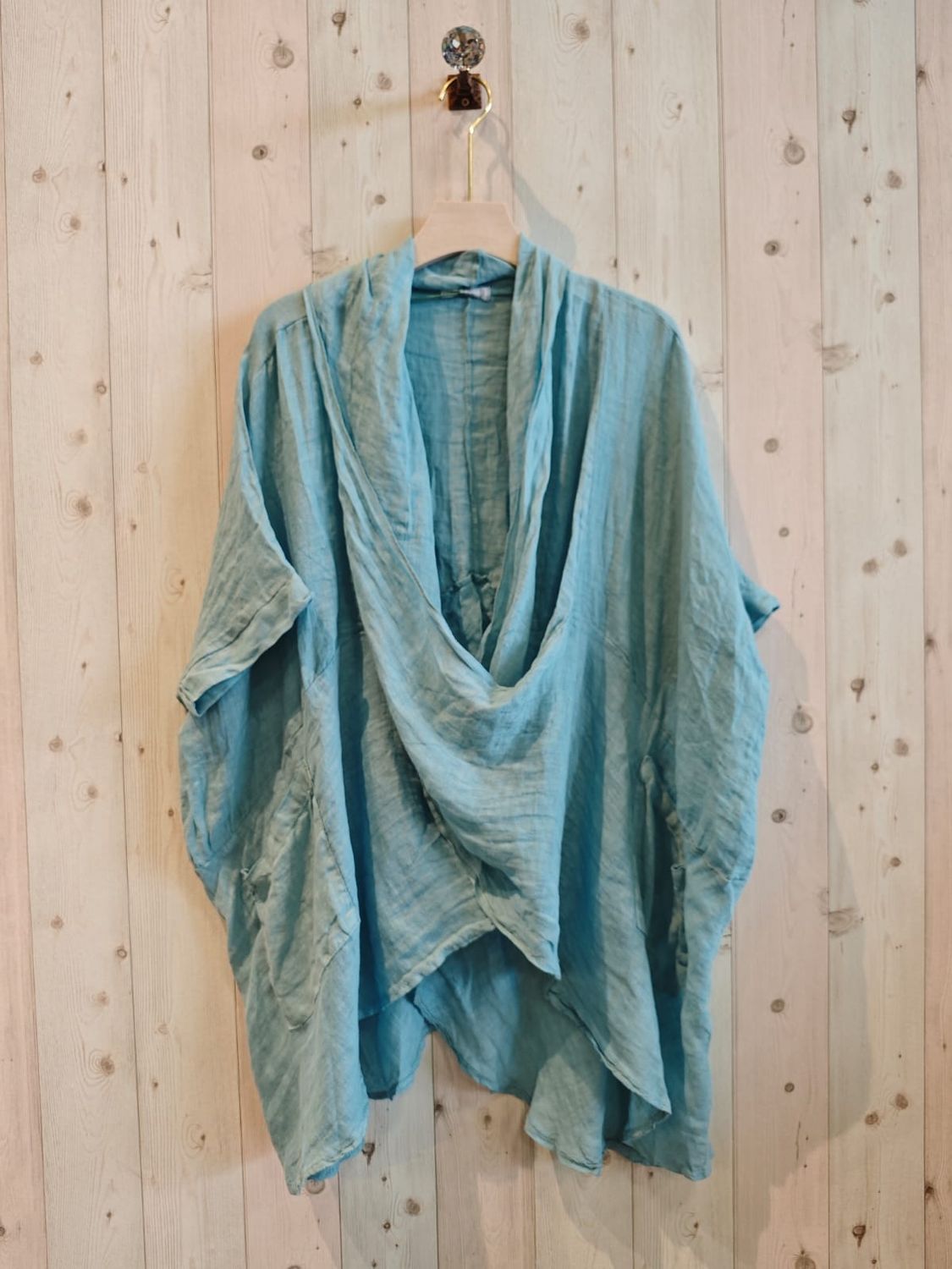 Blusón Boho Azul.claro