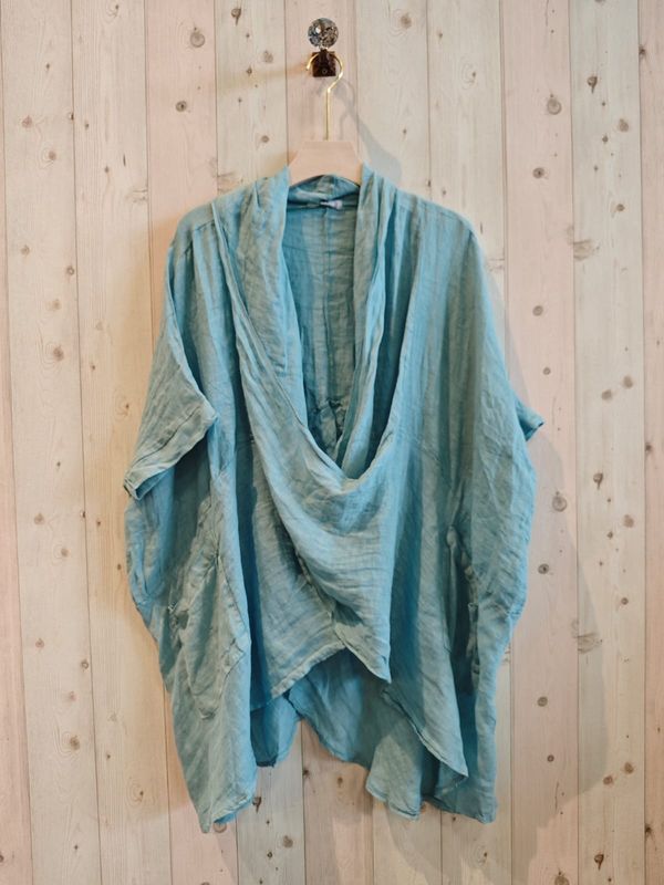 Blusón Boho Azul.claro