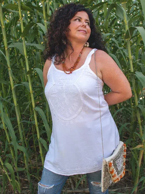 Top Long Embrodery Top Long Embrodery