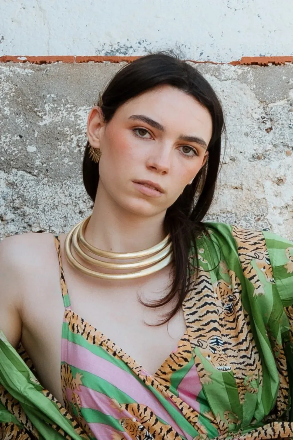 Collar esclava Reeka dorado Collar esclava Reeka dorado