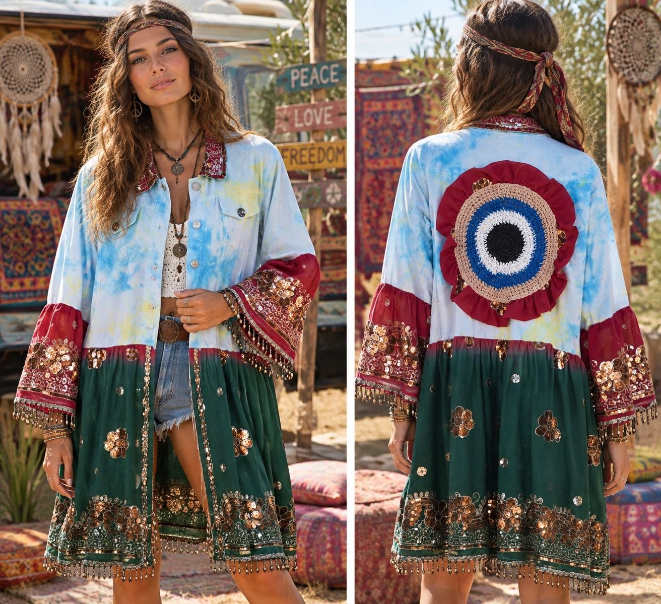 Cazadora Naya Rhin Tie-dye Cazadora Naya Rhin Tie-dye