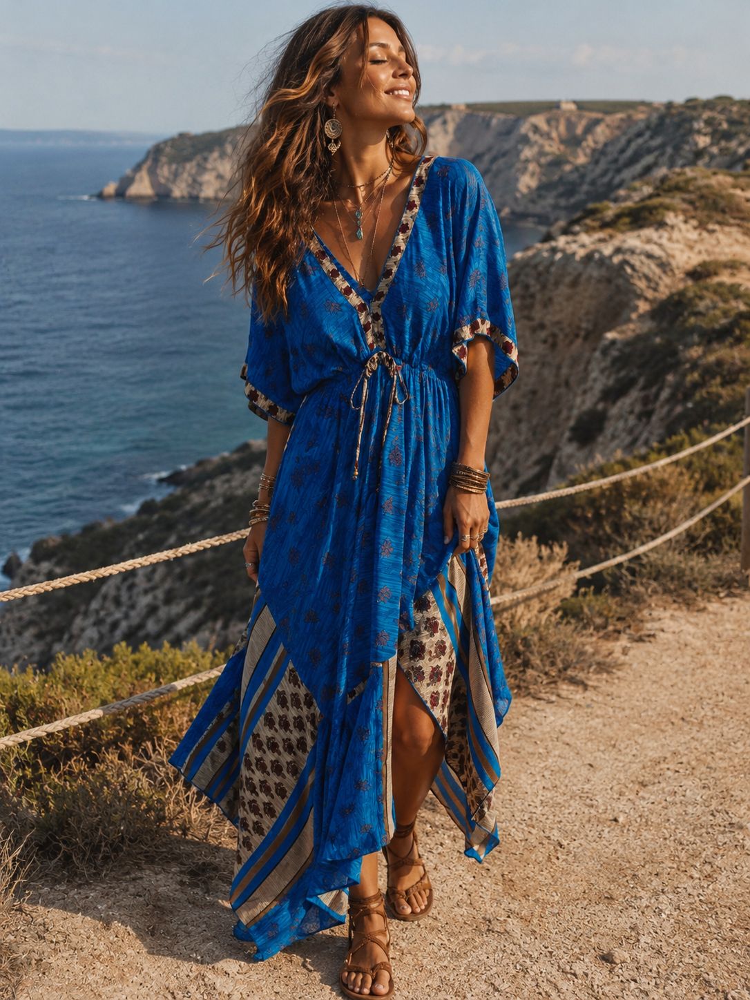Vestido kaftan Aurora