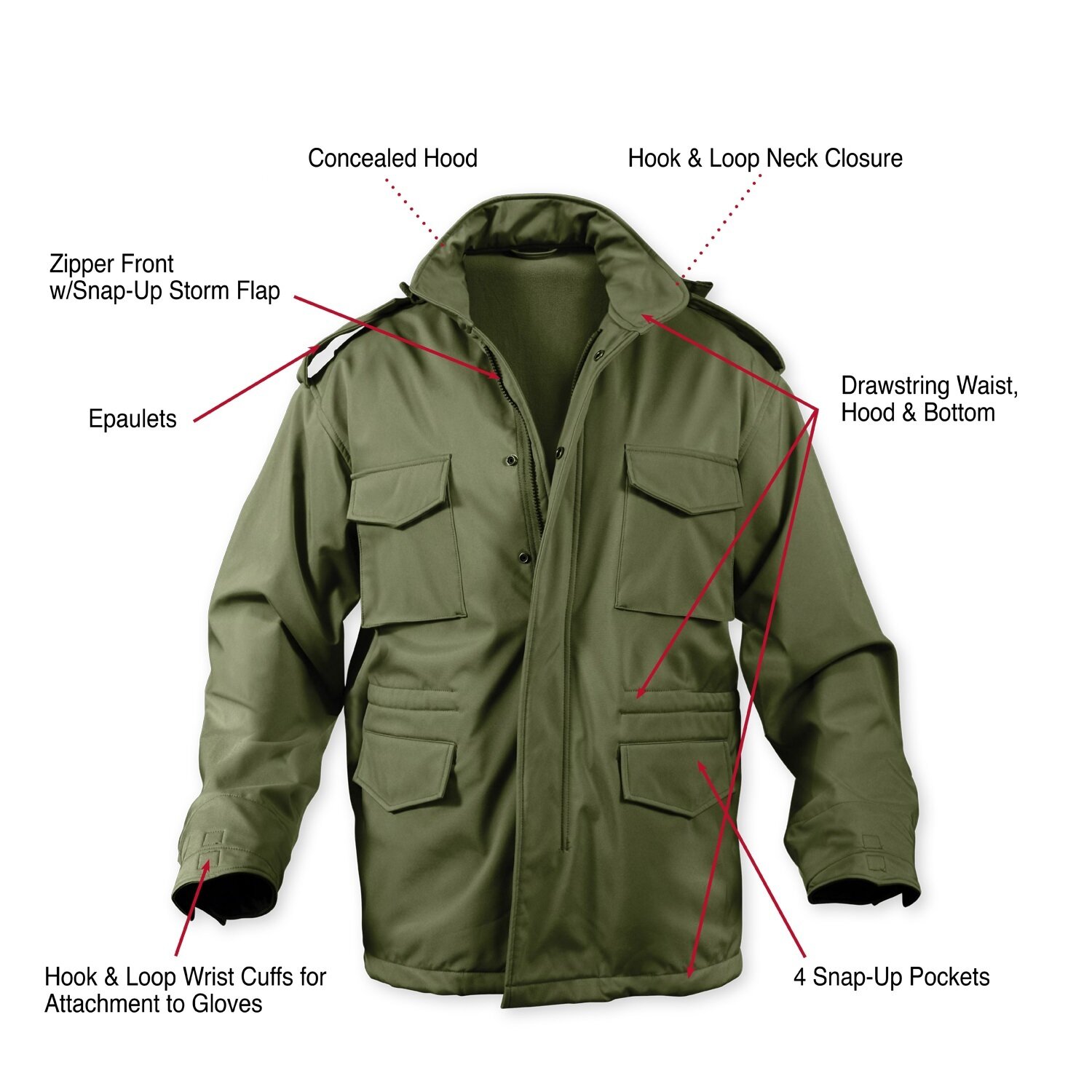 Soft Shell Tactical M-65 Field Jacket