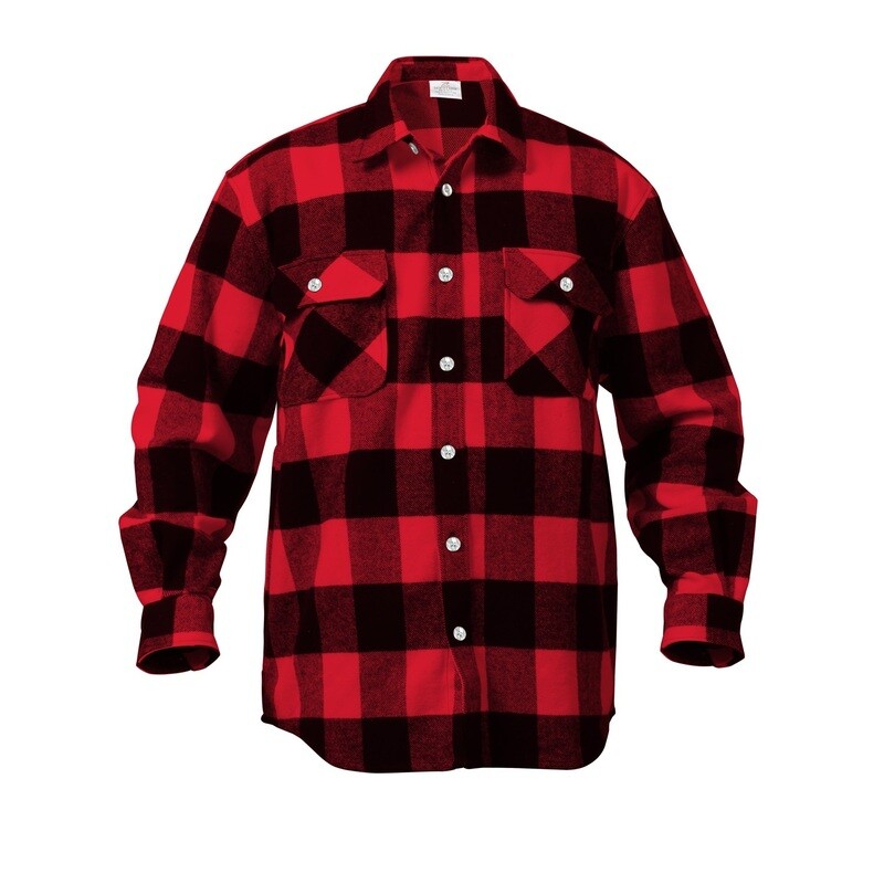 Rothco Extra Heavyweight Buffalo Plaid Flannel Shirt