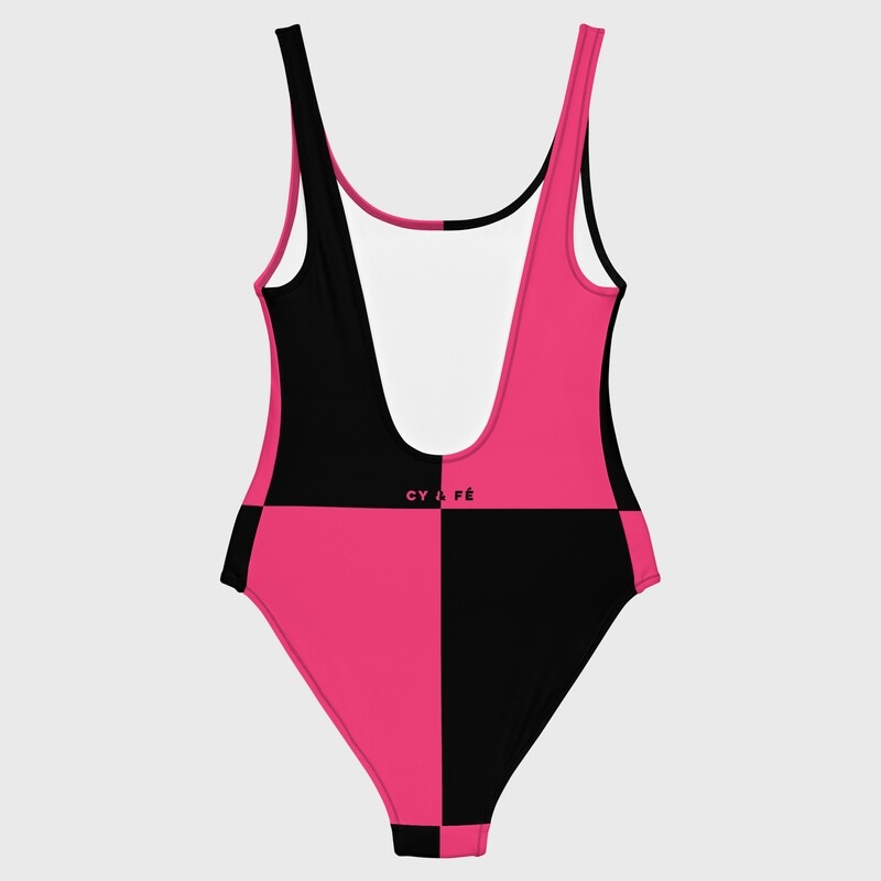 Chess Time | Swimsuit, Fuchsia Pink