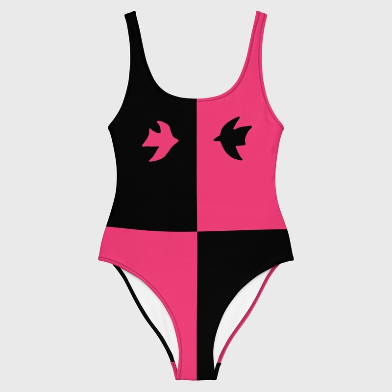 Chess Time | Swimsuit, Fuchsia Pink