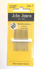 32397 Embroidery Needles size 7 $6.50