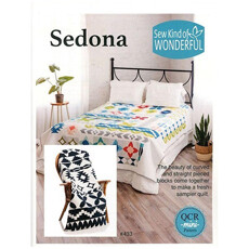 95387 Sedona Fabric Kit B &amp; W Solids