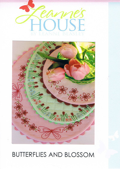43803lg Butterflies &amp; Blossoms Doilies Pattern $17.60