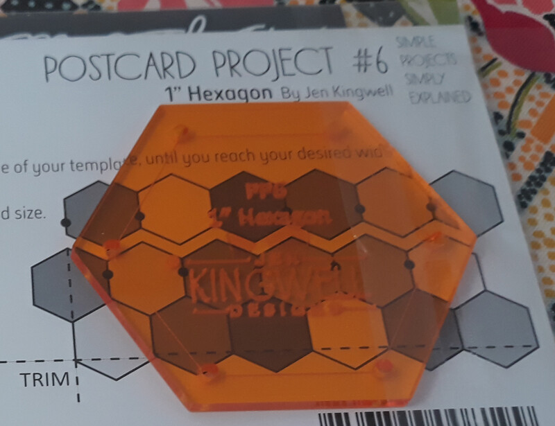 Postcard Project Hexagons $7
