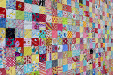 Postcard Project Scrappy Squares $7