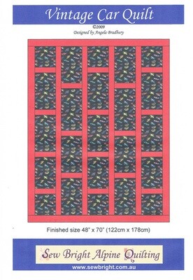 49070 Vintage Car Quilt Pattern $12.JPG