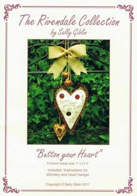 48027 Button your Heart pattern $13.20