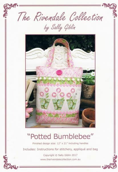 48029 Potted Bumblebee Bag Pattern $13.20