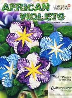 43756 African Violets Placemats Pattern &amp; Papers $61.50