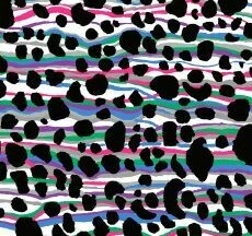 15483 Kaffe Collective Stream Black $32 per mt