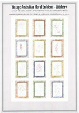 95430 Vintage Floral Emblem Stitcheries Complete Set $212 95430 Vintage Floral Emblem Stitcheries Complete Set $212