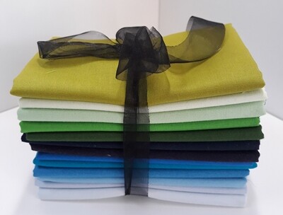 Solids Bakers Dozen Blues &amp; Greens $58.20