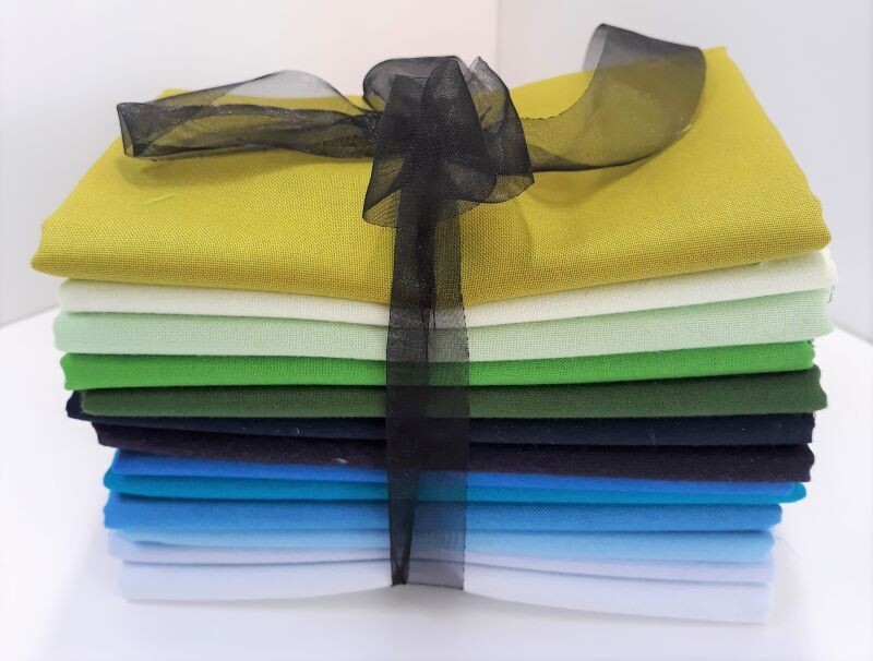 Solids Bakers Dozen Blues &amp; Greens $58.20