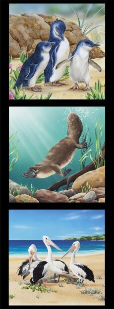 16965 Wildlife Art panel DV3176 $12