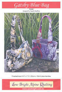 Gatsby Blue Handbag Pattern $18